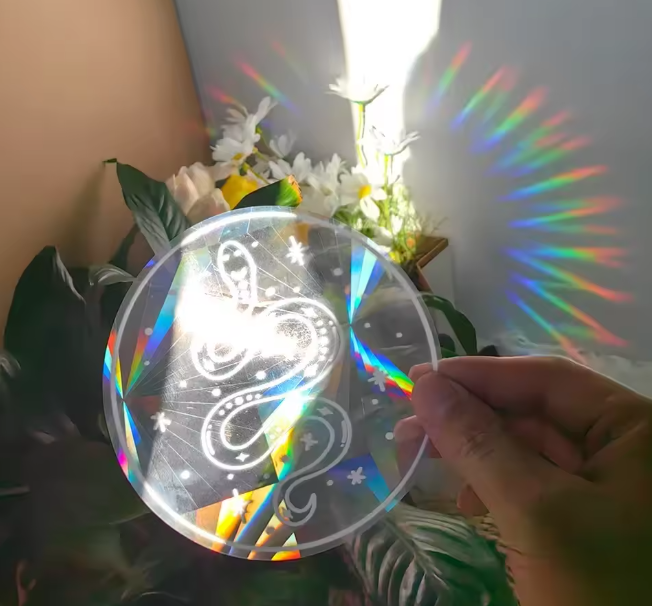 SunGlitter Rainbow Suncatcher Window Sticker
