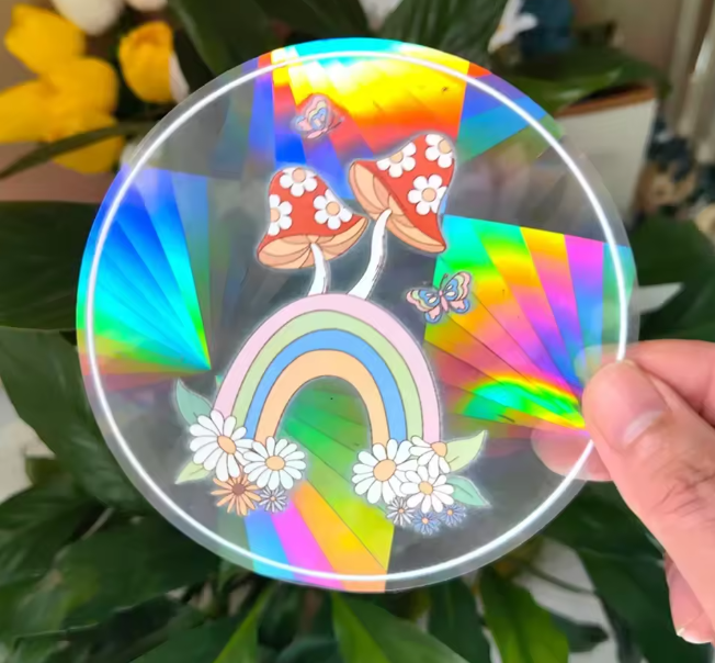 SunGlitter Rainbow Suncatcher Window Sticker